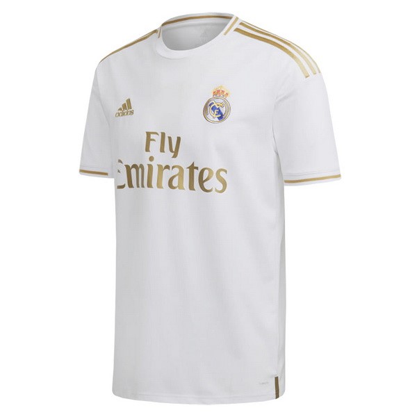 Camiseta Real Madrid Replica Primera Ropa 2019/20 Blanco